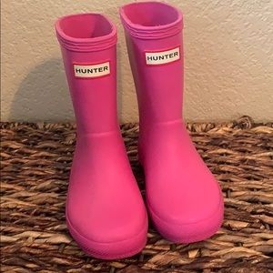 Hunter boots toddler girl